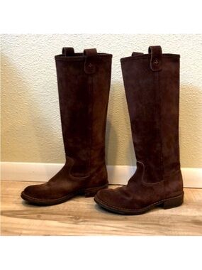 Fiorentini + Baker Riding Boots Brown Suede size 35 / US Size 5